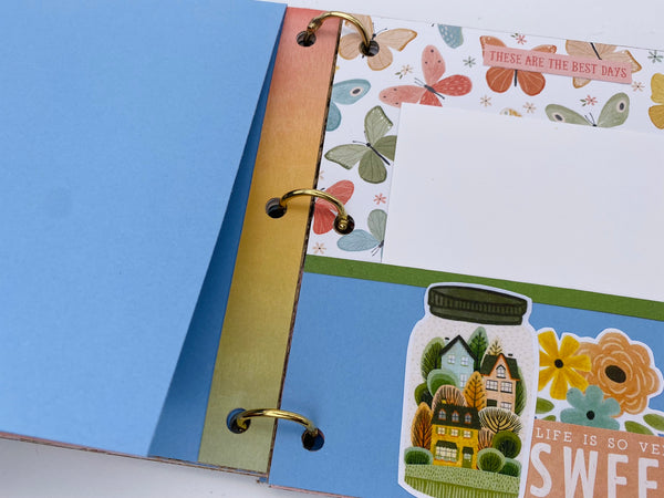 Premade Family Scrapbook Photo Album