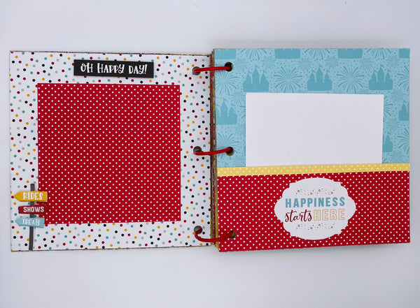 Premade Disney Scrapbook Photo Album
