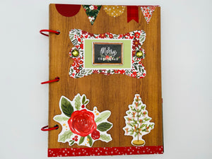 Premade Christmas Scrapbook Photo Album