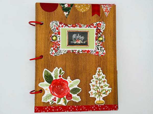 Premade Christmas Scrapbook Photo Album