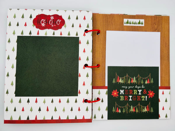 Premade Christmas Scrapbook Photo Album