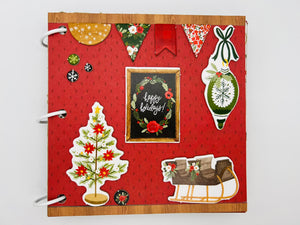 Premade Christmas Scrapbook Photo Album