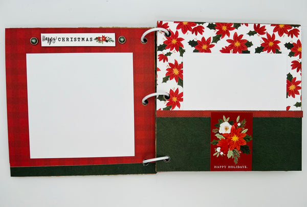 Premade Christmas Scrapbook Photo Album