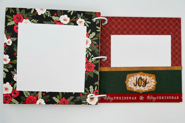 Premade Christmas Scrapbook Photo Album