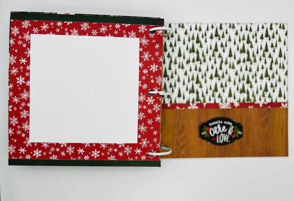 Premade Christmas Scrapbook Photo Album