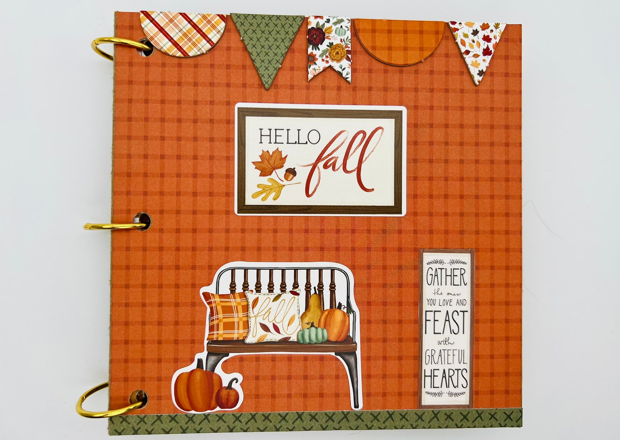 Premade Fall Scrapbook Photo Album