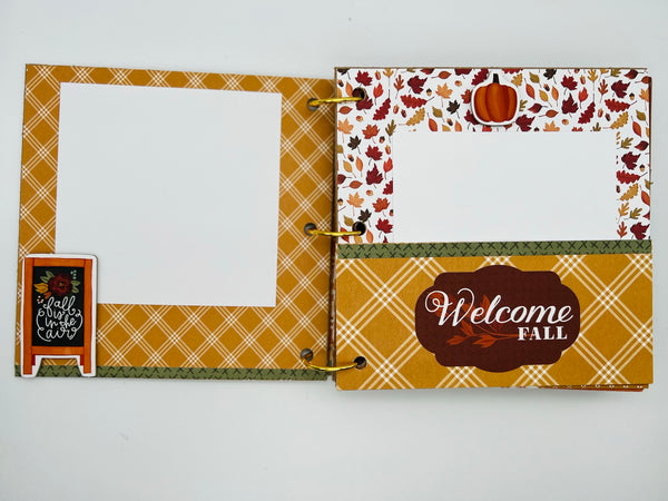 Premade Fall Scrapbook Photo Album