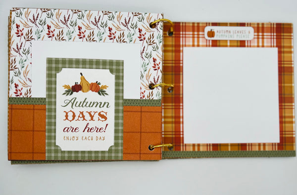Premade Fall Scrapbook Photo Album