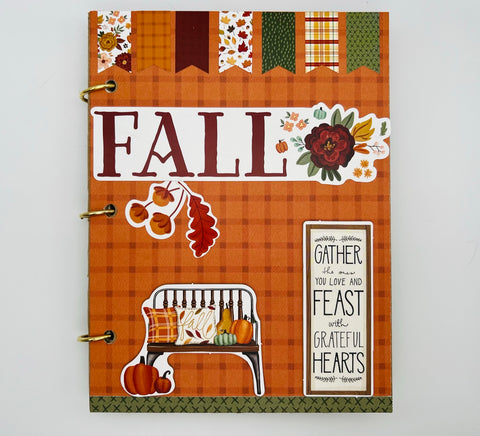 Premade Fall Scrapbook Photo Album