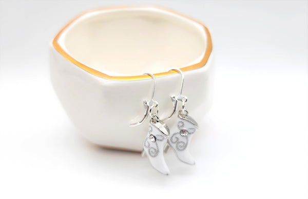 Cowgirl Cowboy Boot Earrings