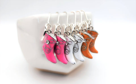 Cowgirl Cowboy Boot Earrings