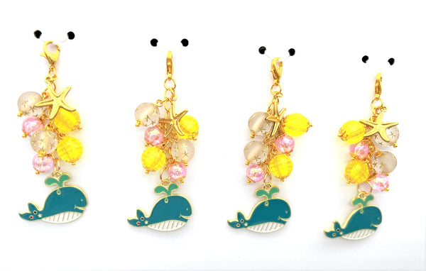Whale Charm Clip