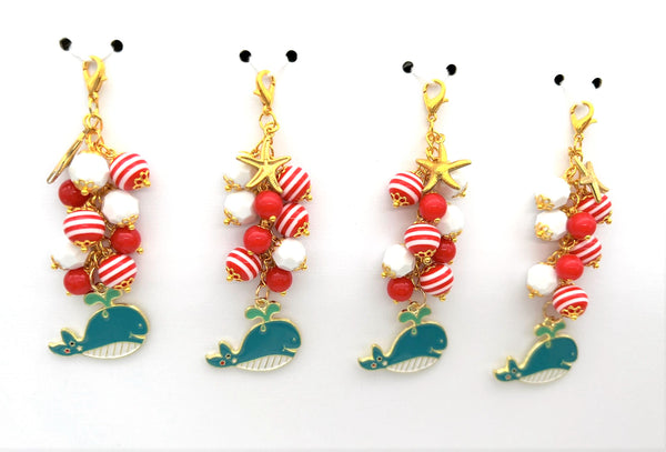 Whale Charm Clip