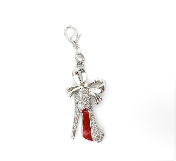 Red Bottom Shoe Charm Clip