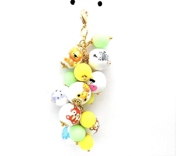 Zoo Animal Baby Journal Planner Charm Clip