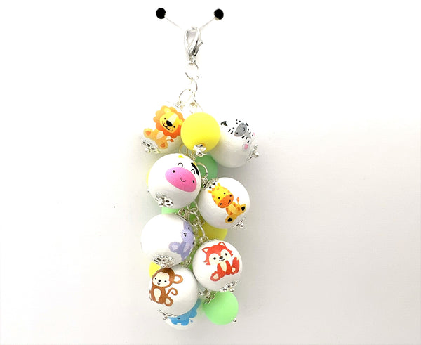 Zoo Animal Baby Journal Planner Charm Clip