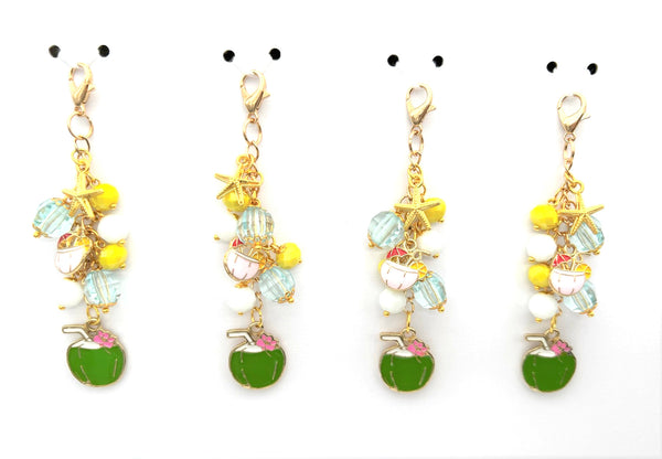 Beachy Cocktail Charm Clip