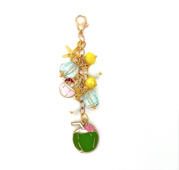 Beachy Cocktail Charm Clip