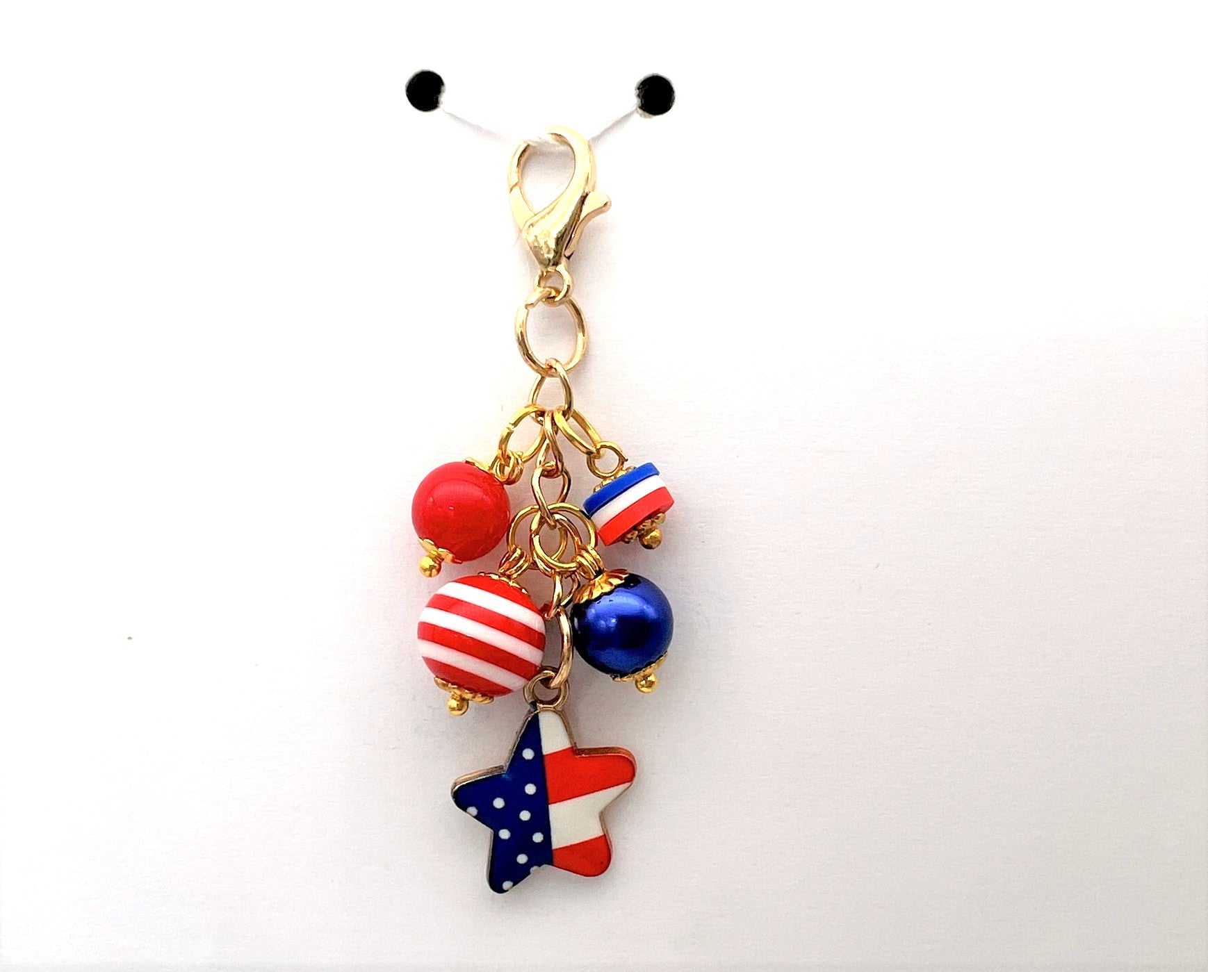 July 4th Star Charm Clip or Paperclip