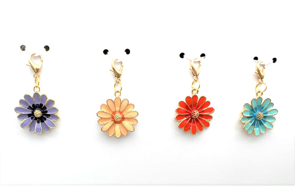 Flower Daisy Charm Clip