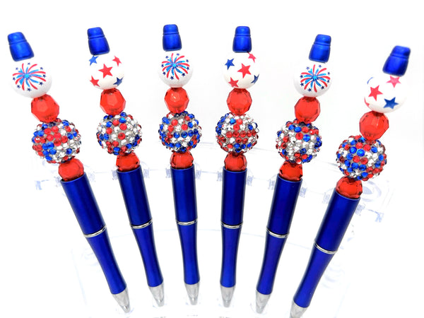 July 4th Red White & Blue Pen