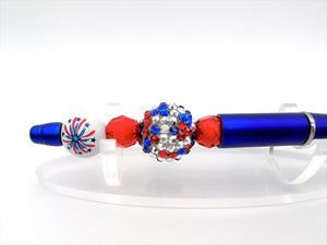 July 4th Red White & Blue Pen