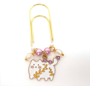 Cat Charm Clip or Paperclip