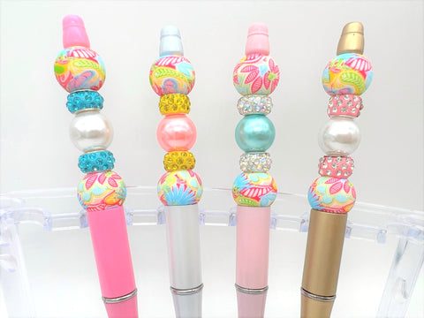 Lilly Silicone Beaded Pen