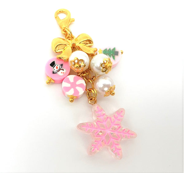 Snowflake Charm Clip