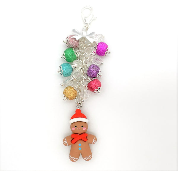 Christmas Gingerbread Boy or Girl Charm Clip
