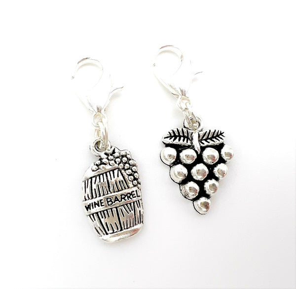 Wine Charm Clip Set of Two