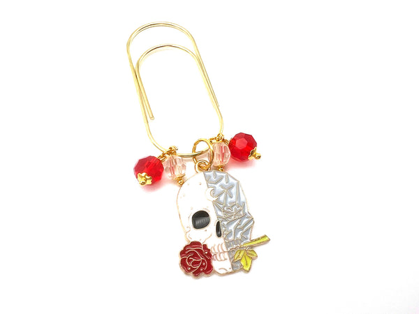 Skull Planner Charm Clip