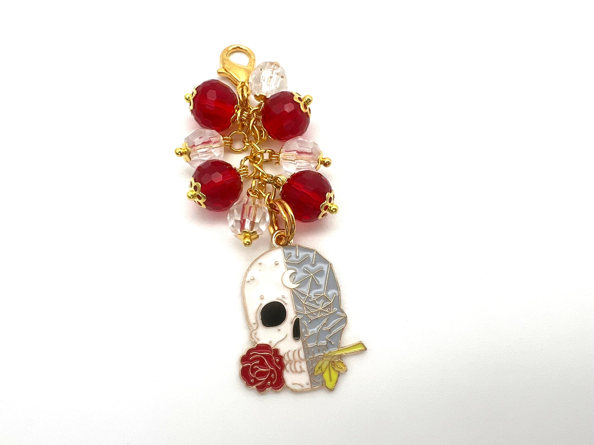 Skull Planner Charm Clip