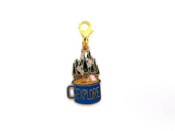 Camping Planner Charm Clip
