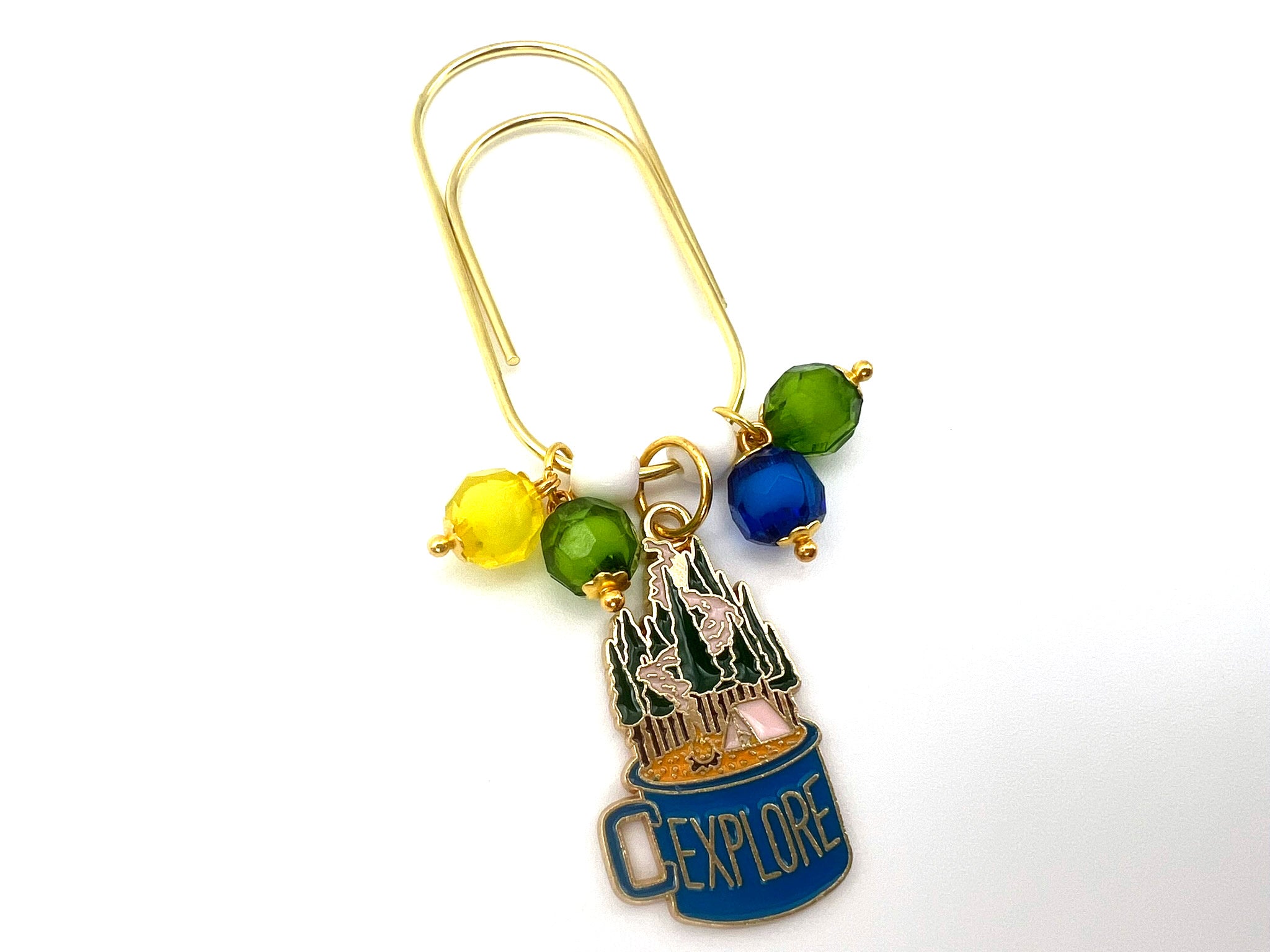 Camping Planner Charm Clip