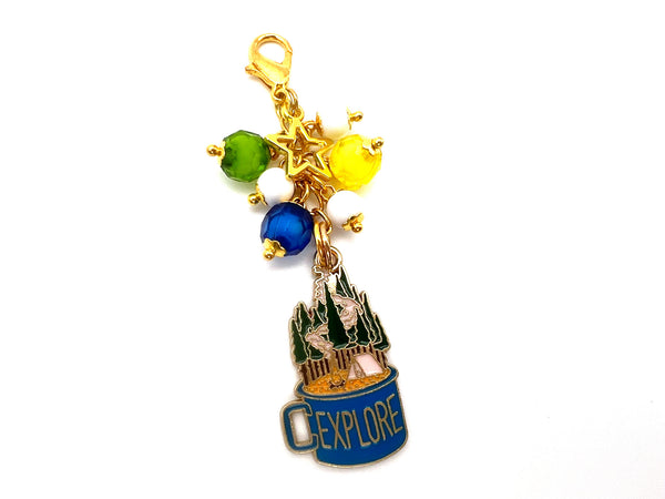 Camping Planner Charm Clip