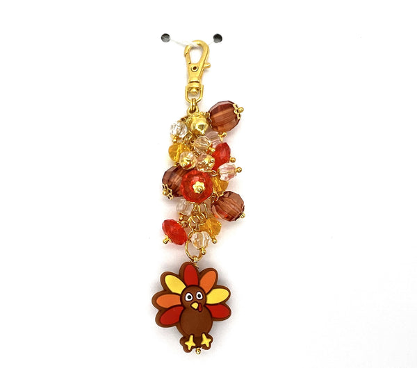 Thanksgiving Turkey Planner Charm Clip