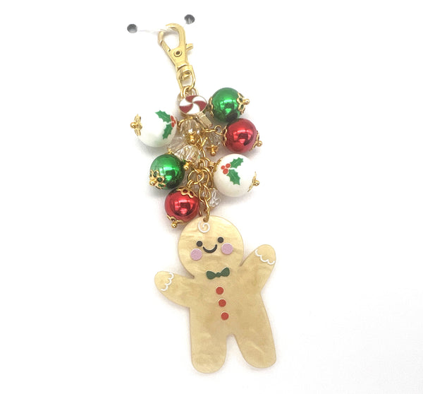 Christmas Gingerbread Charm Clip