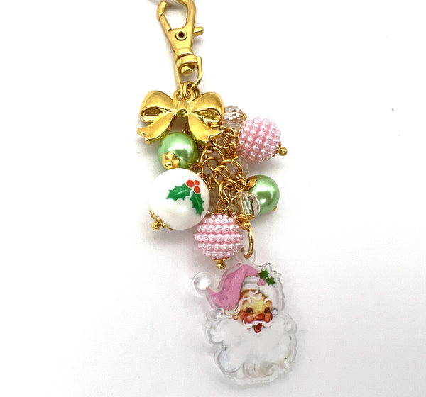 Christmas Santa Charm Clip or Paper Clip