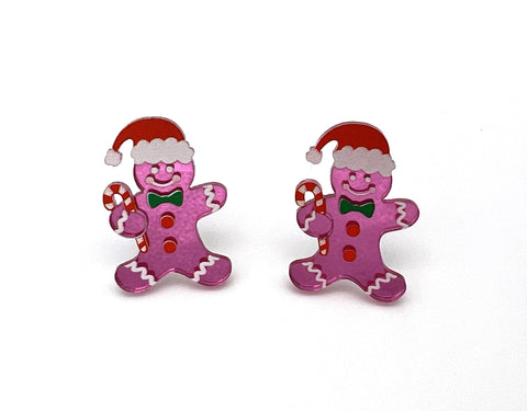Christmas Gingerbread Girl Earrings