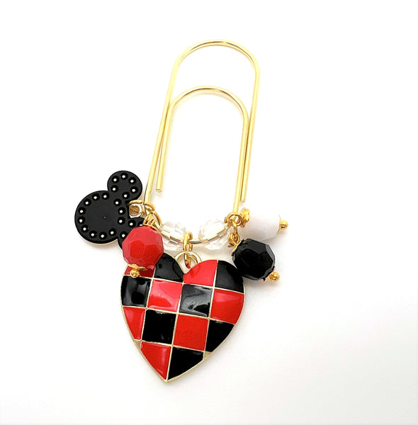 Disney Heart Charm Clip or Paperclip