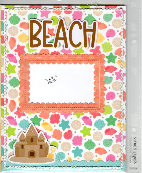 Specialty Premade Beach Photo Album