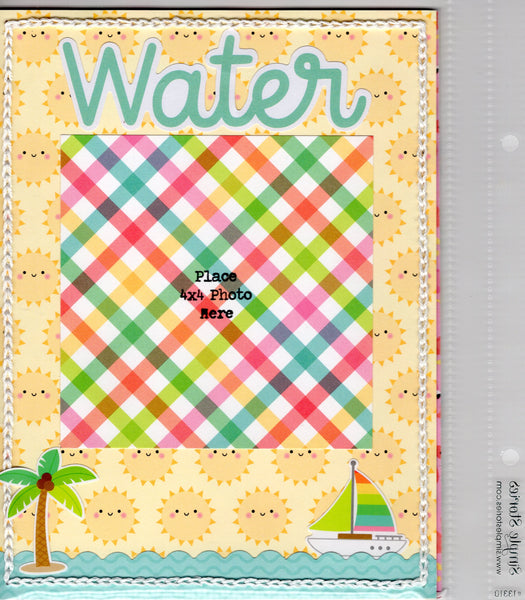 Specialty Premade Beach Photo Album