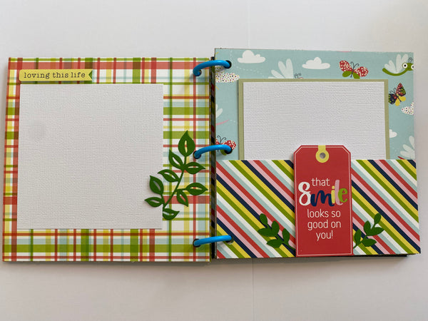 Premade Boy Scrapbook Photo Album