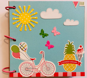 Premade Summer Scrapbook Photo Album