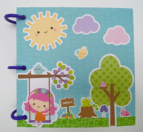 Premade Girl Scrapbook Photo Album