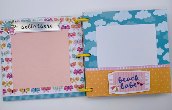 Premade Summer Scrapbook Photo Album