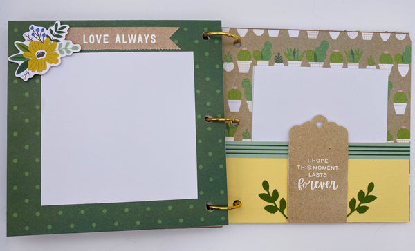 Premade Engagement , Wedding Scrapbook Photo Album