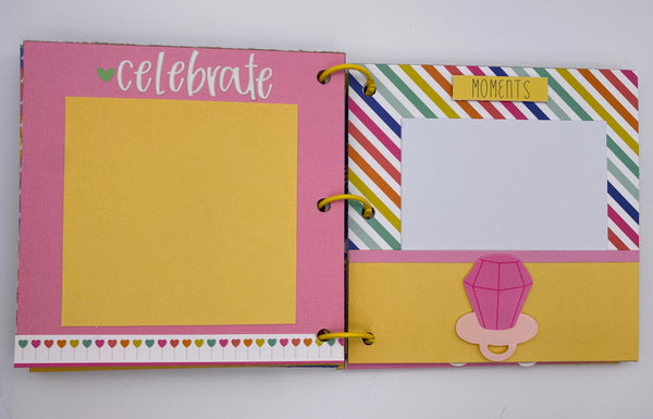 Premade Birthday Girl Scrapbook Photo Album Gift