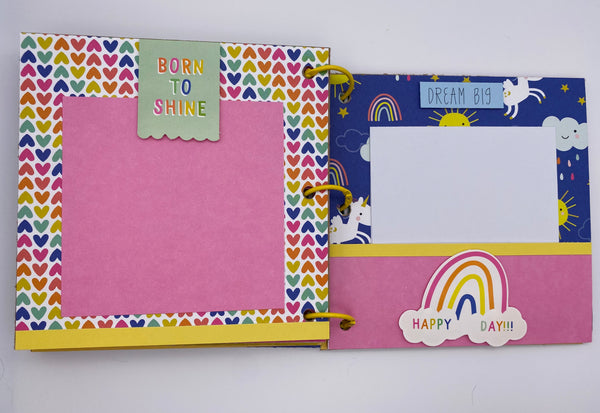 Premade Birthday Girl Scrapbook Photo Album Gift